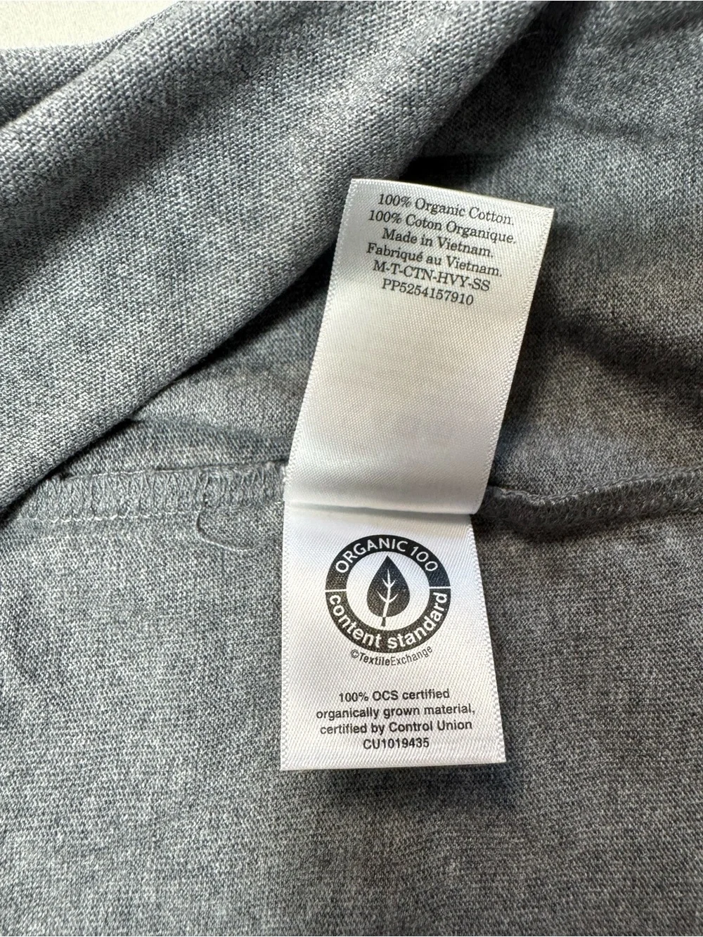 New Everlane The Essential Organic Crew Tee In Heathered Charcoal Size S - Picture 7 of 8